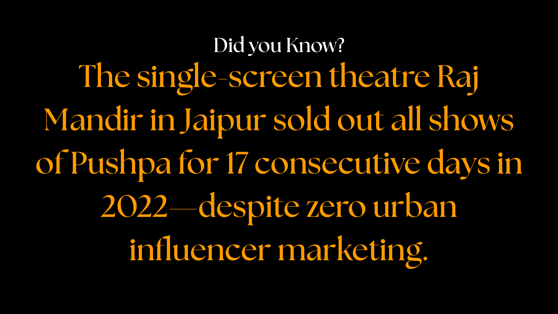 From Metros to Masses: Cinema’s Real Shift