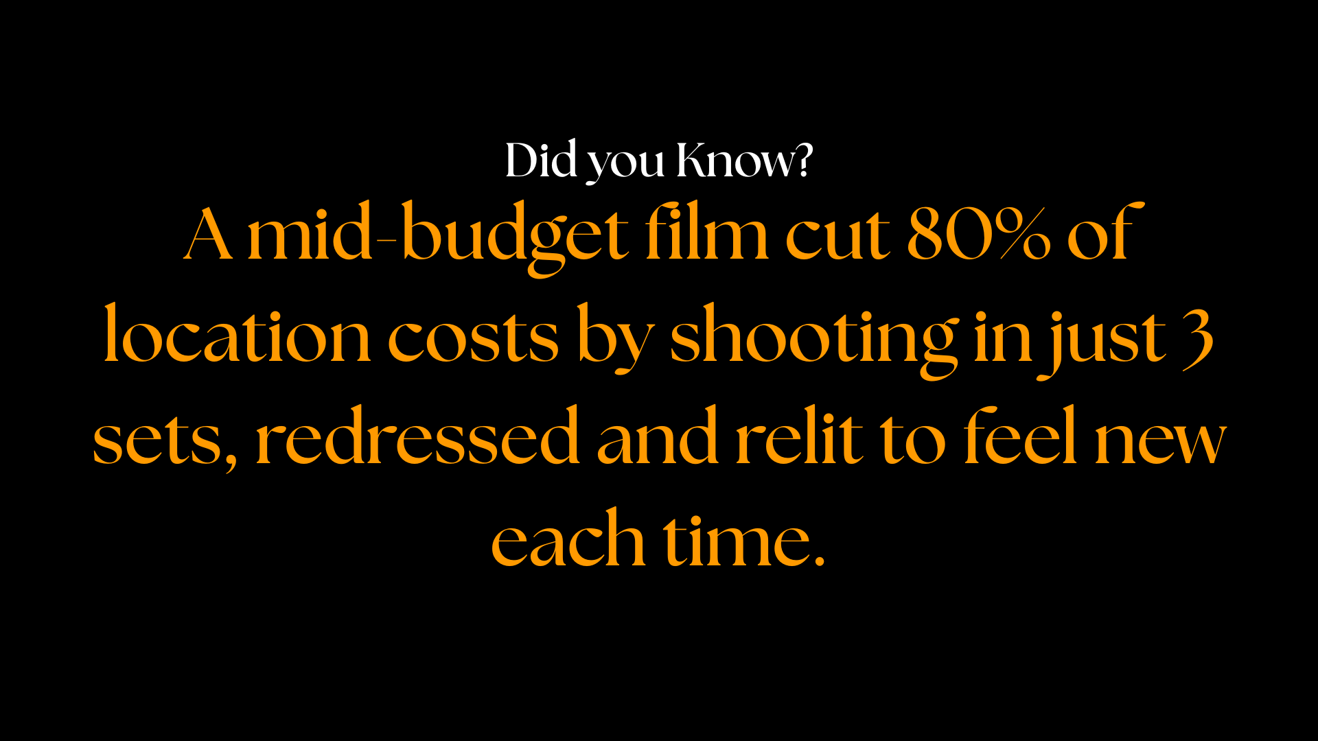 Smart Budget Cuts That Keep Films Intact